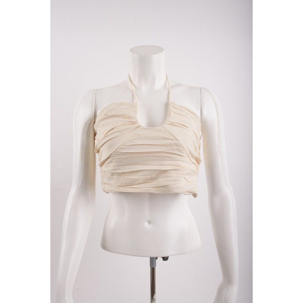 Zara Cream Crop Top